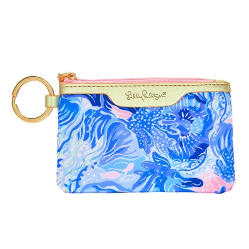 LILLY PULITZER Key Chain ID Case